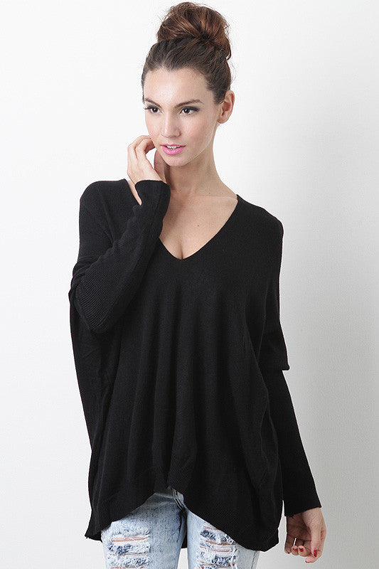 Boxy Soft Knit Dolman Top