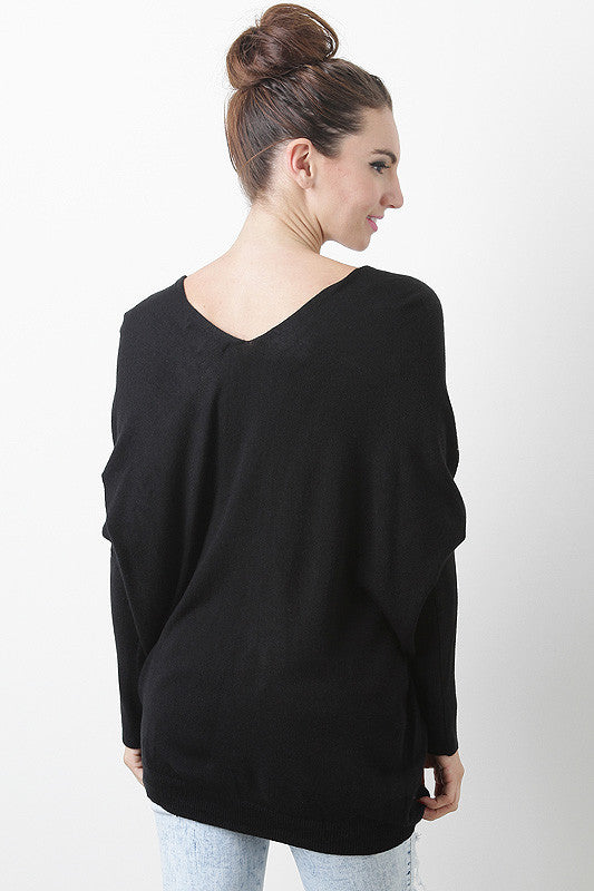 Boxy Soft Knit Dolman Top