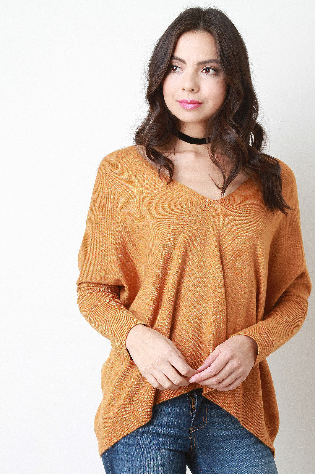 Boxy Soft Knit Dolman Top
