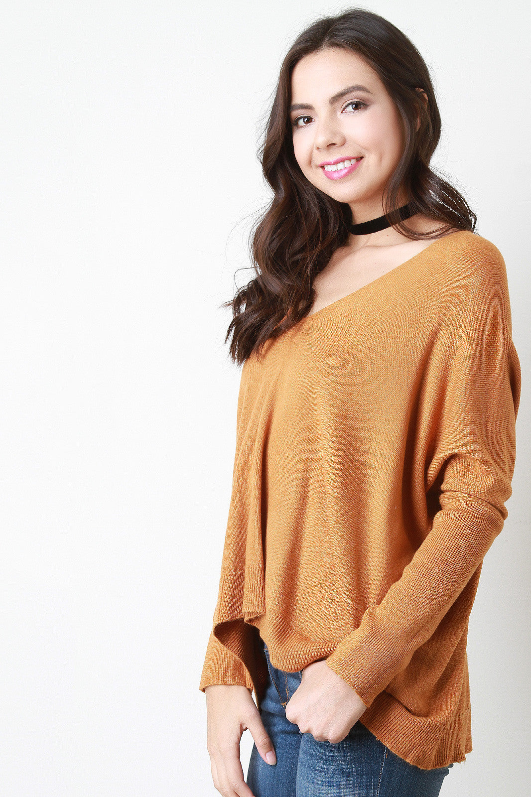 Boxy Soft Knit Dolman Top