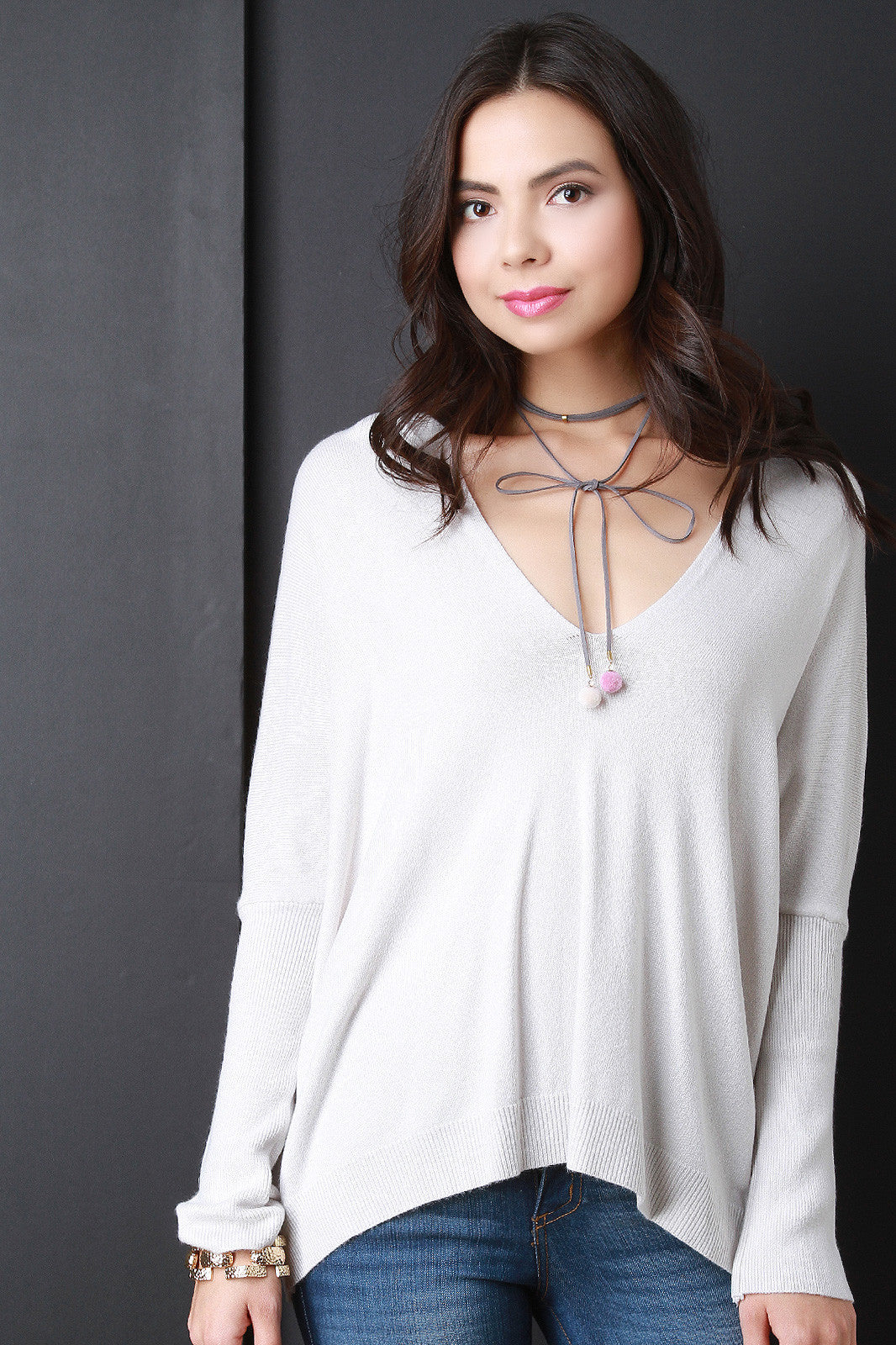 Boxy Soft Knit Dolman Top