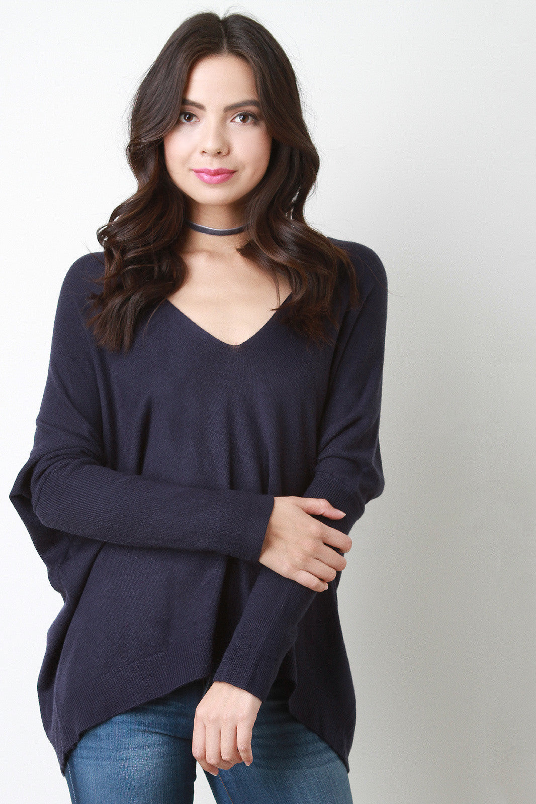 Boxy Soft Knit Dolman Top