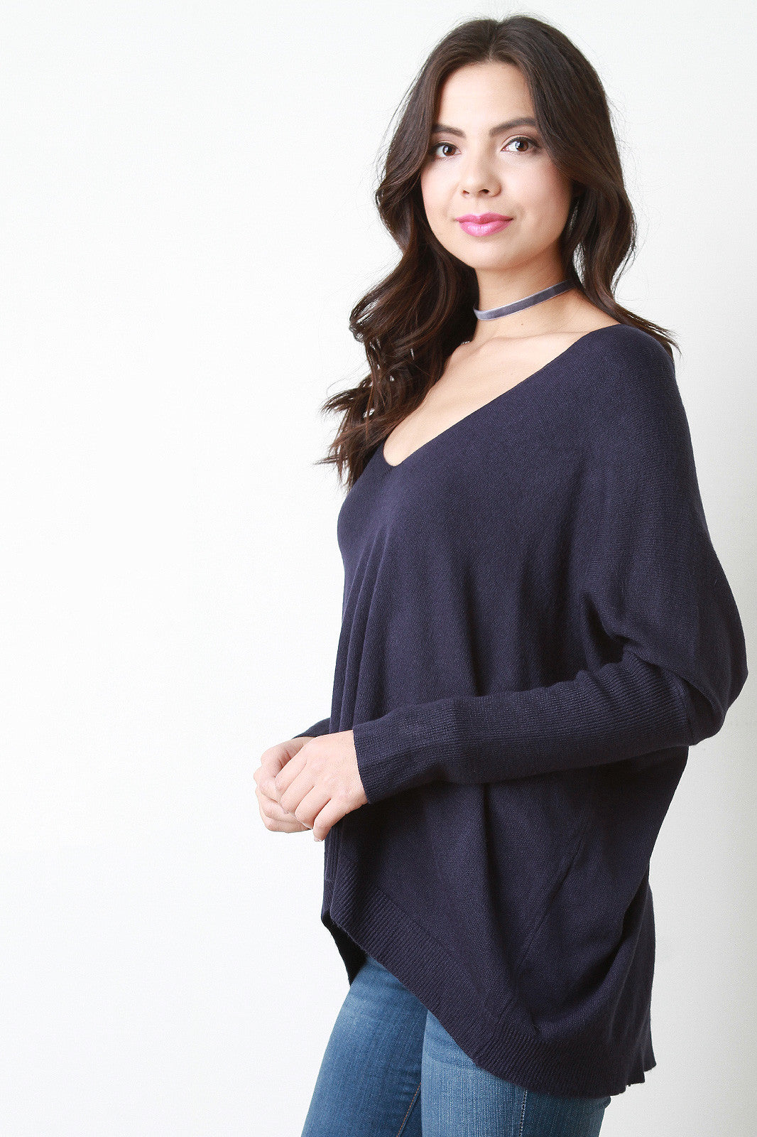 Boxy Soft Knit Dolman Top