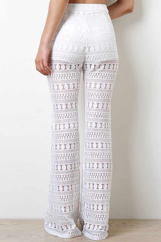 Boho Circle Lace Pants