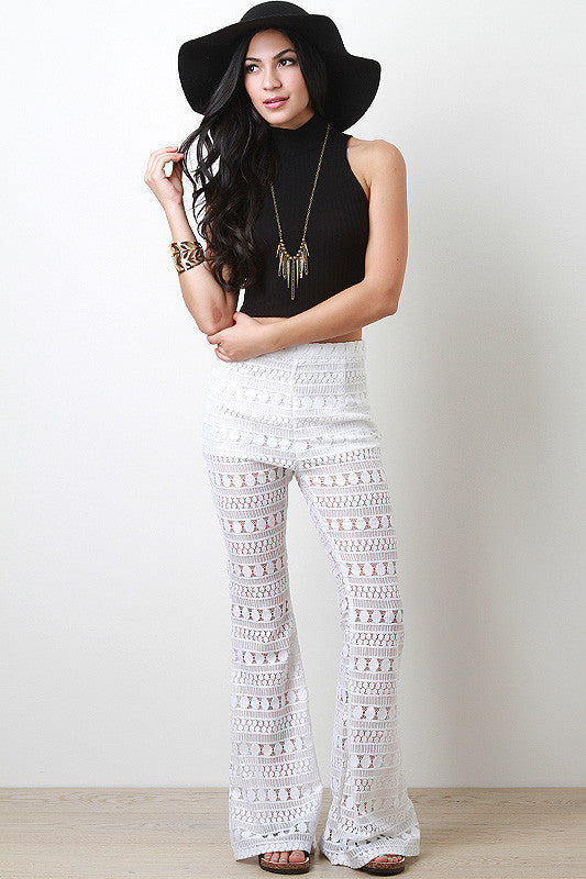Boho Circle Lace Pants