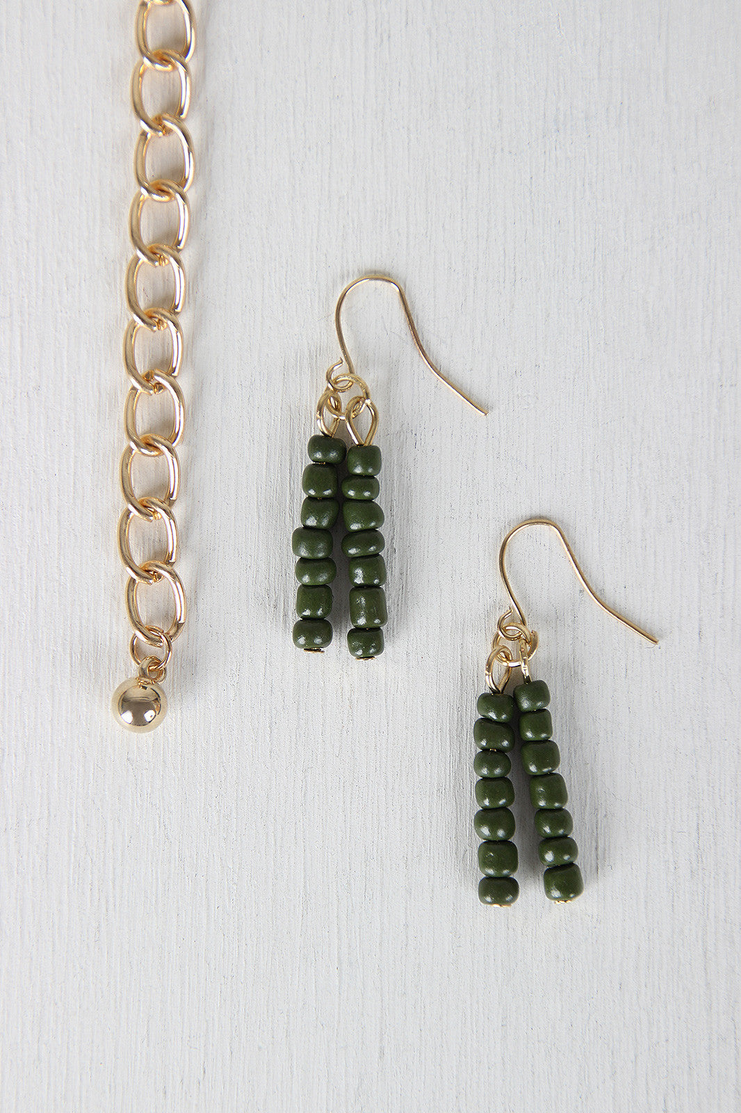 Beaded Fringe Bib Choker