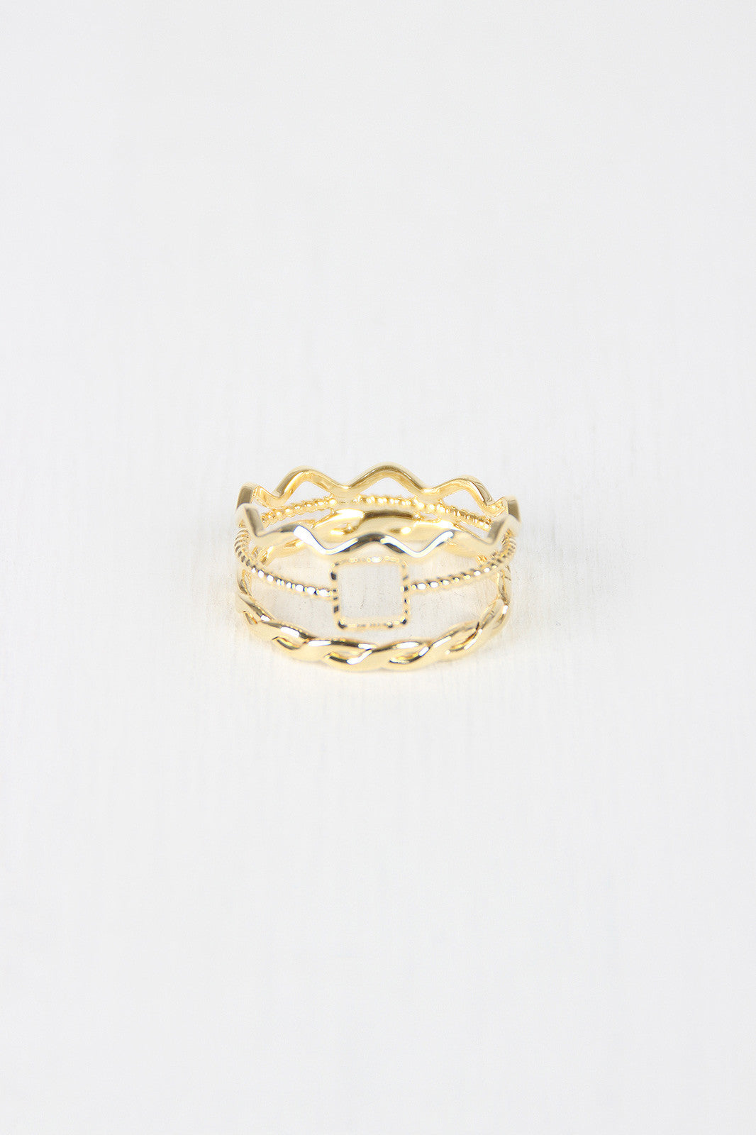 Multi Band Stacked Square Ring