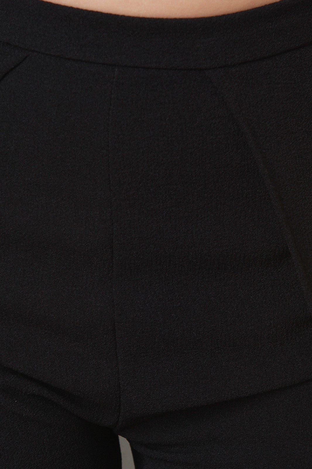 Wrap Open Front High Waist Pants