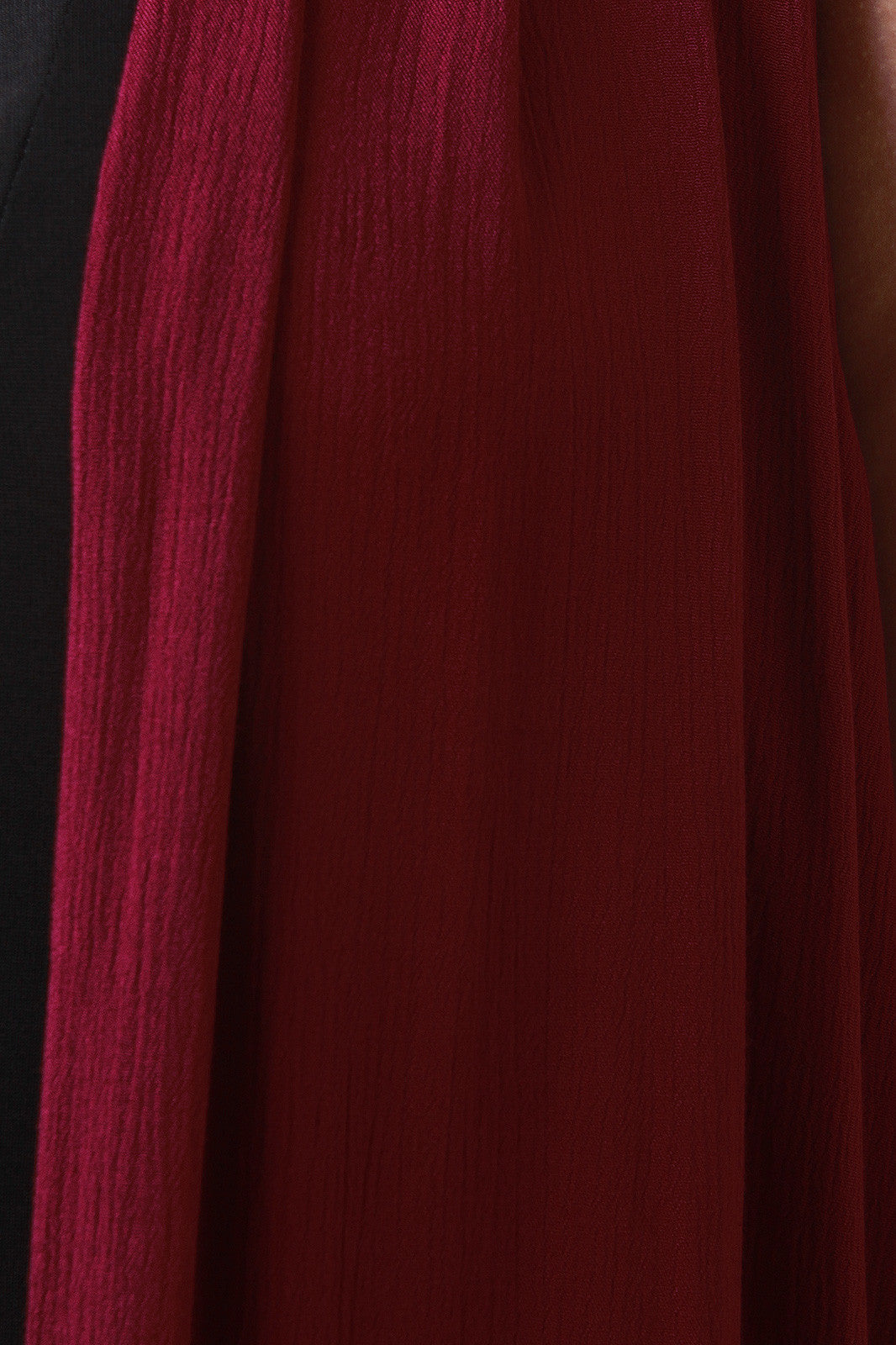 Woven Longline Open Front Vest