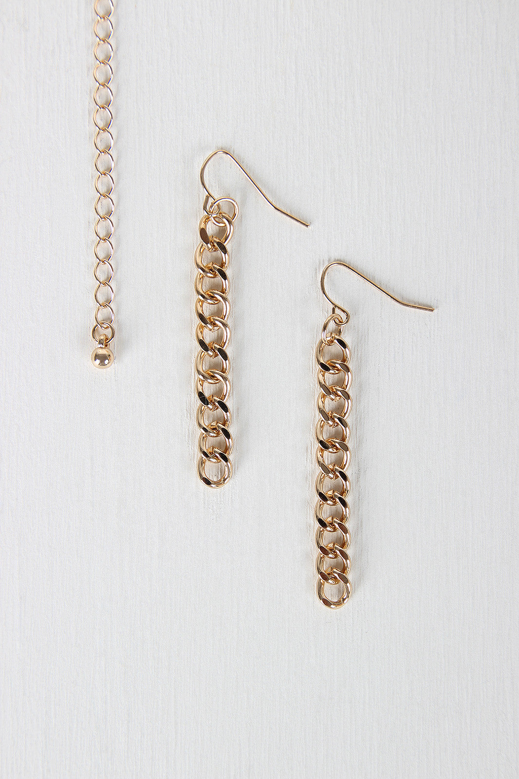 Chain Chain Chain Layered Choker Set