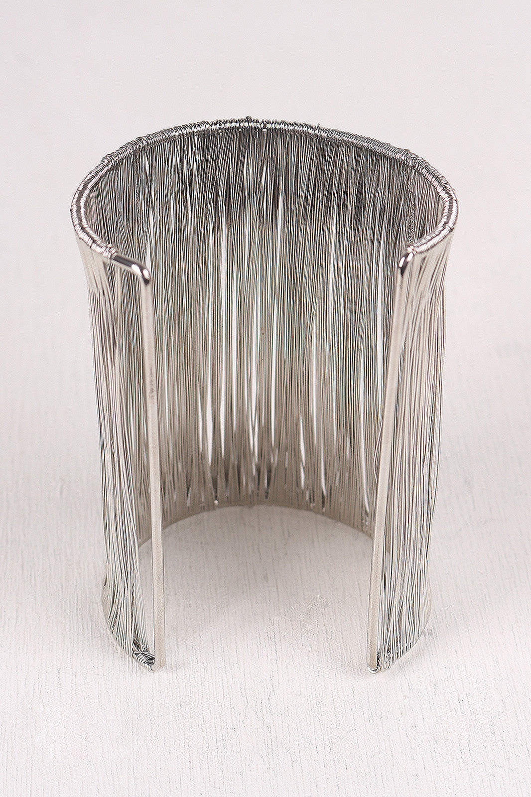 Wire Wrapped Wide Cuff