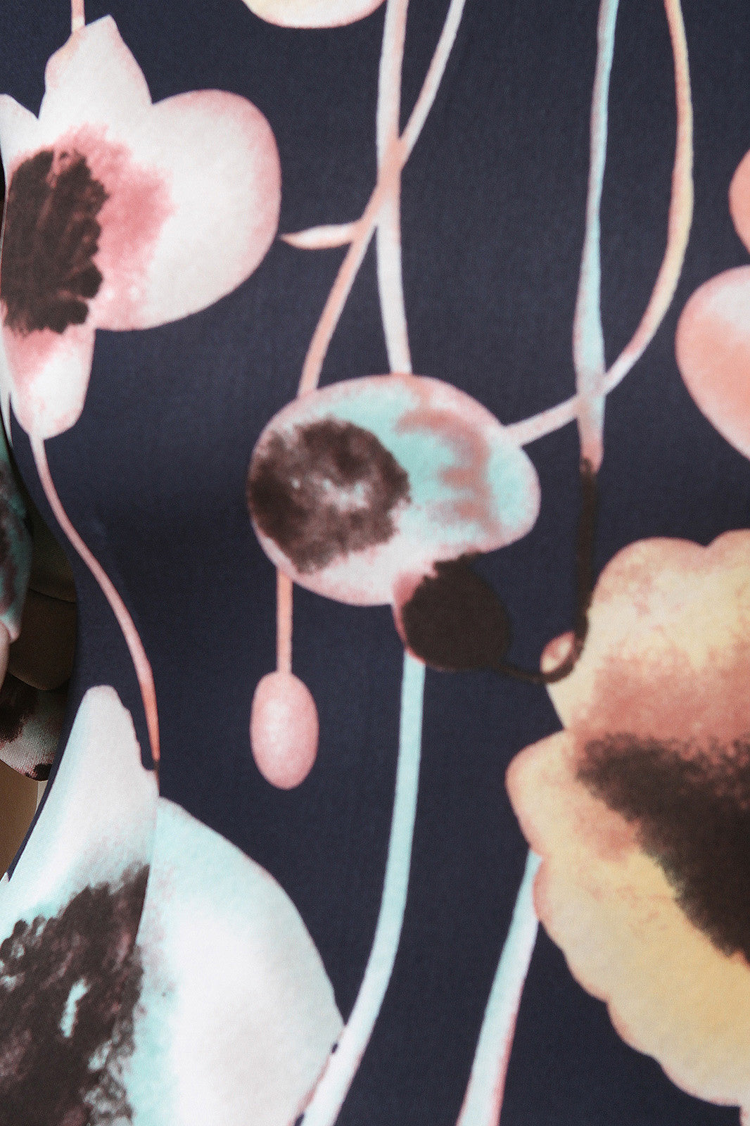 Bell Sleeves Floral Bodycon Dress