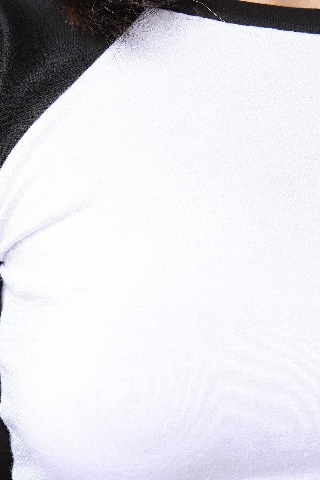 Bishop Sleeve Crop Baseball Top