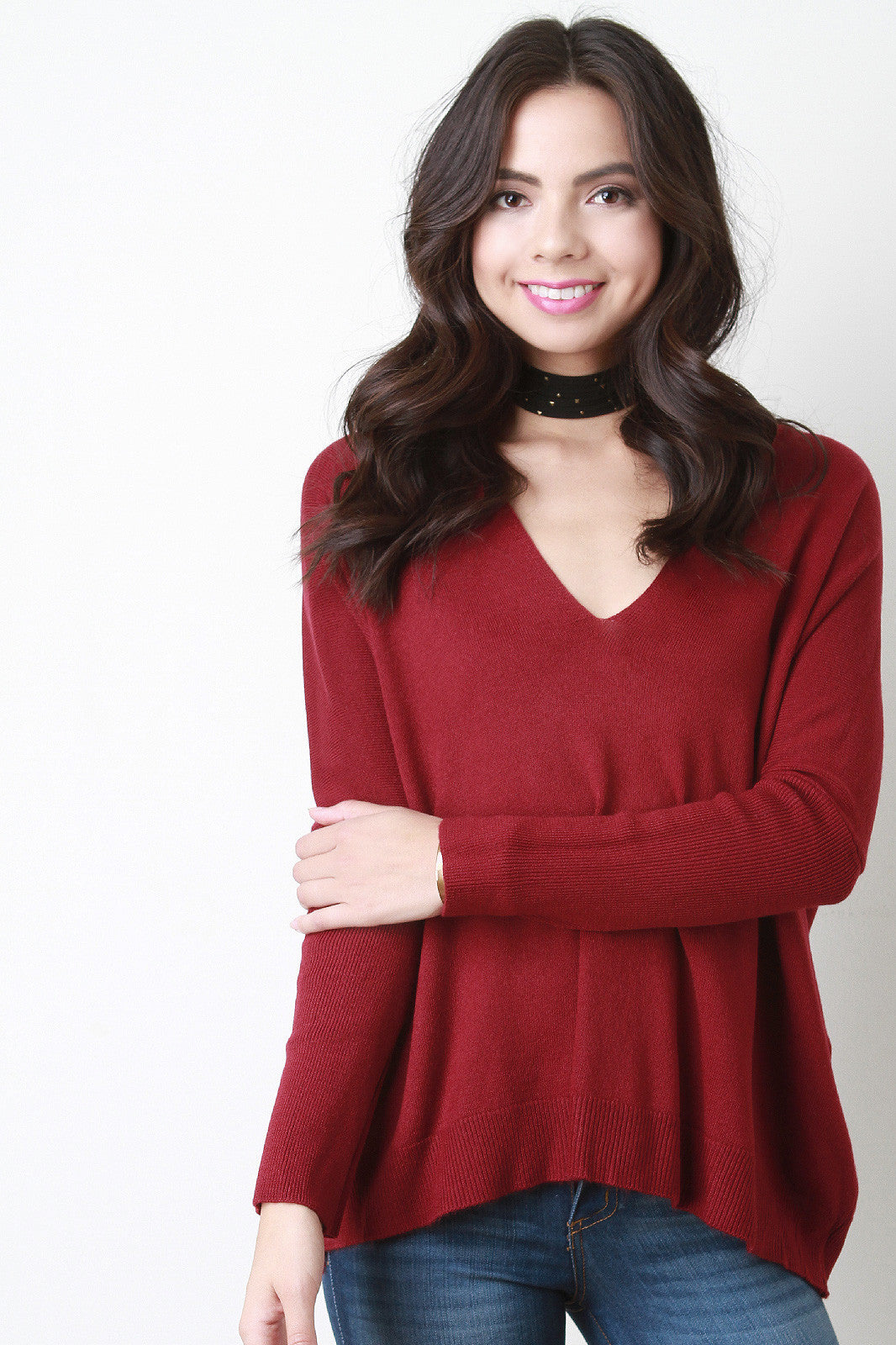 Boxy Soft Knit Dolman Top