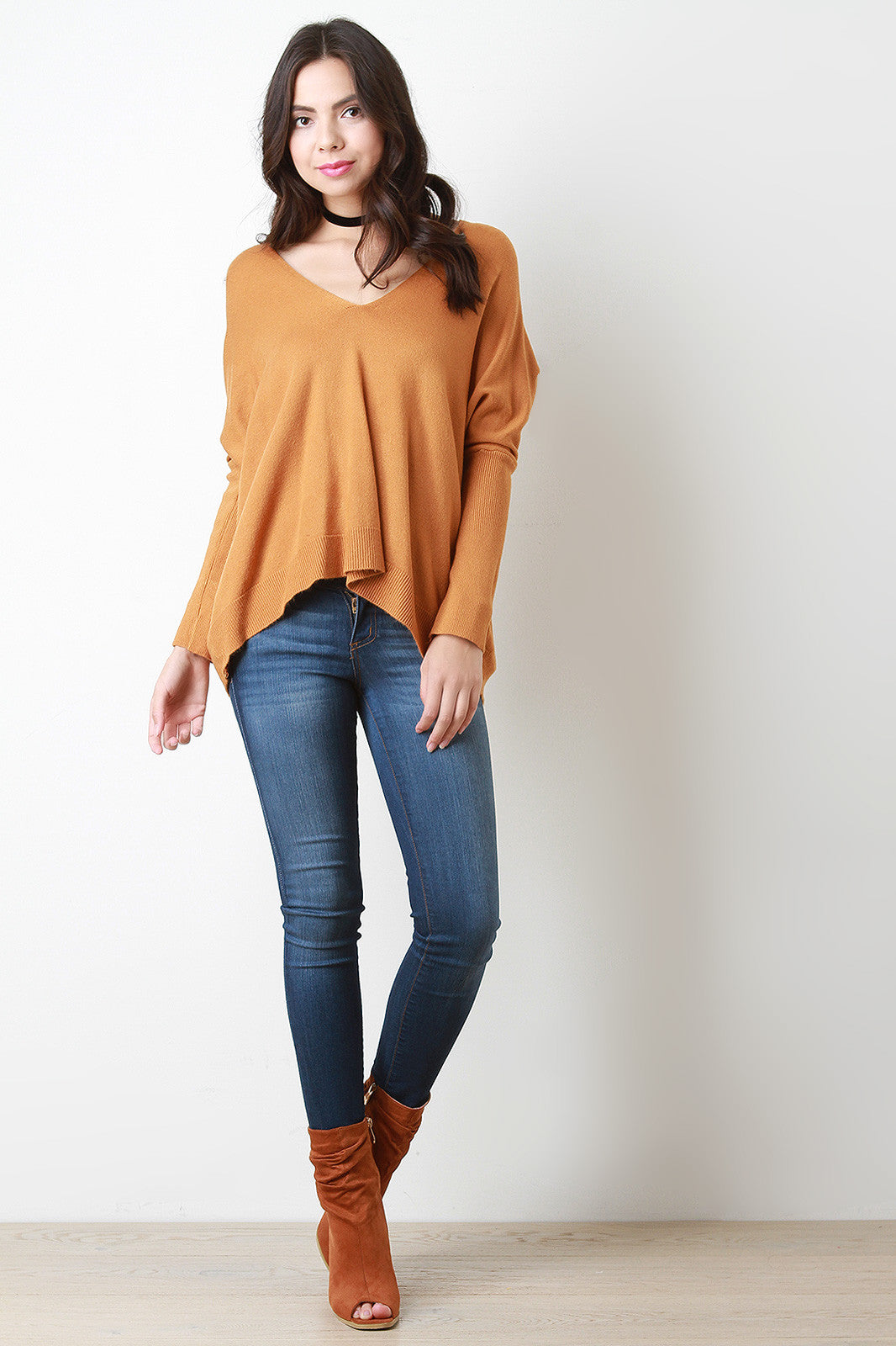 Boxy Soft Knit Dolman Top