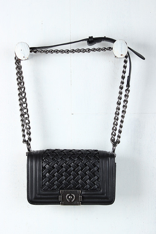 Weave Leatherette Bag