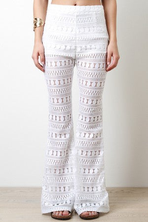 Boho Circle Lace Pants