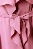 Crepe Ruffle Longline Vest