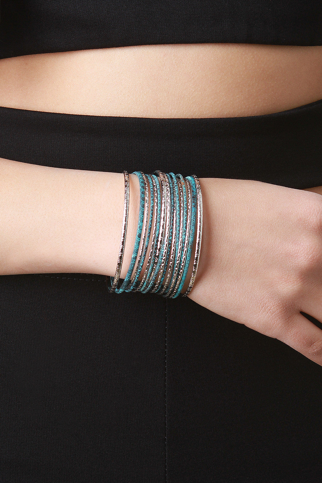 Stacked Wires Bangle