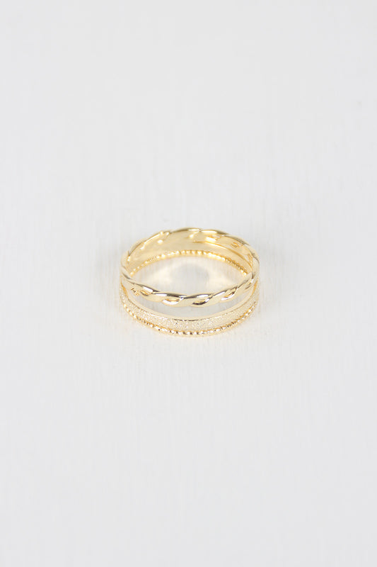 Stacked Multi Band Ring
