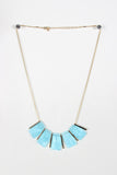 Statement Gemstone And Rod Necklace