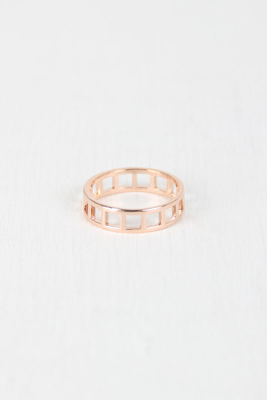 Square Cut Out Ring