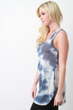 Tie Dye Knit Tunic Top