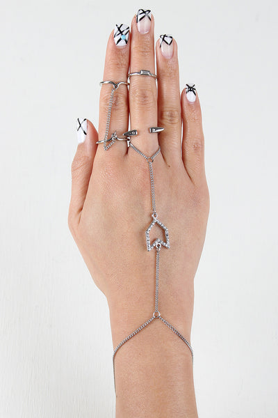 Fly True Hand Chain and Ring Set