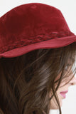 Suede Safari Fedora Wide Brim Hat