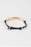 Light As A Feather Leather Pull String Bracelet