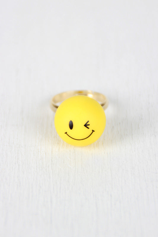 Winking Emoji Ring