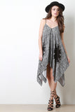 Paisley Trapeze Handkerchief Dress