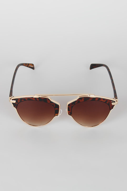 Top Bridge Butterfly Wing Sunglasses