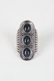 Three Stone Elastic Armor Ring