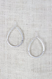 Twisted Tear Drop Dangle Earrings