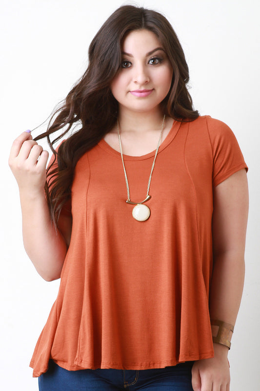 Keyhole Back Swing Top