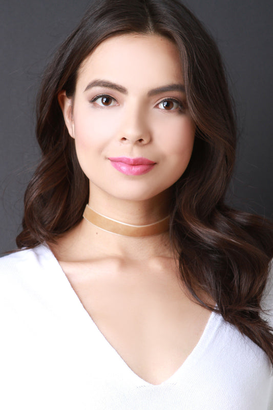 Six Multi Color Velvet Choker Set
