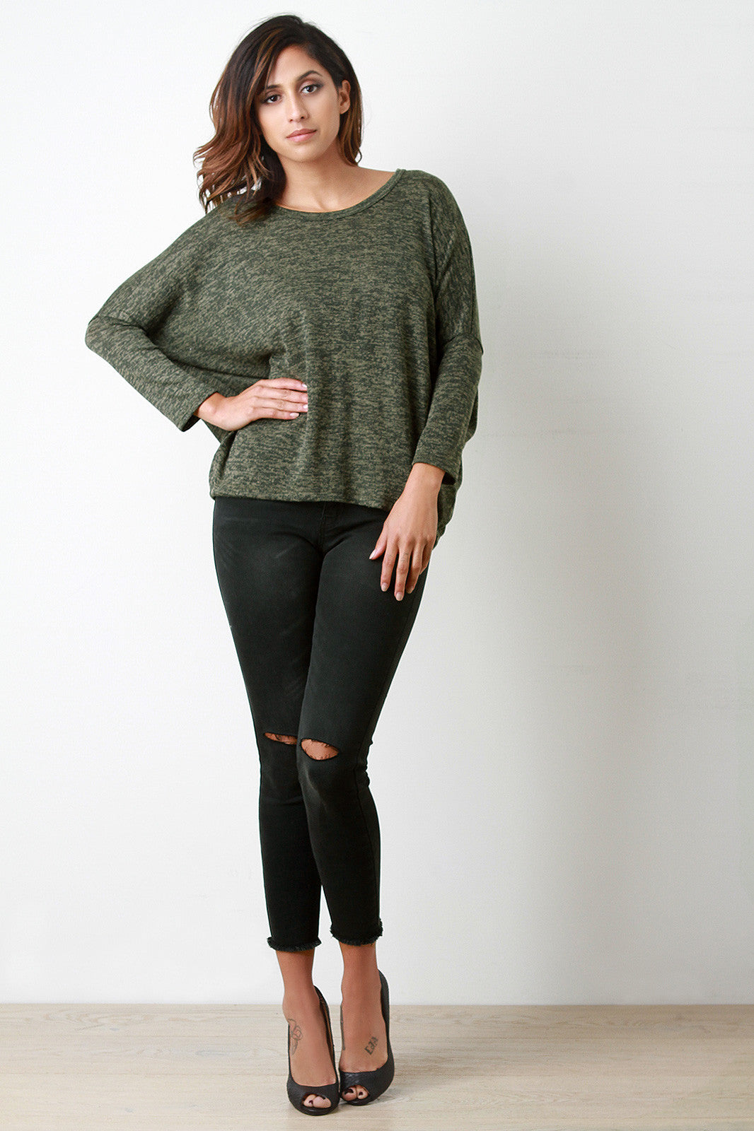 Button Me Up The Back Sweater