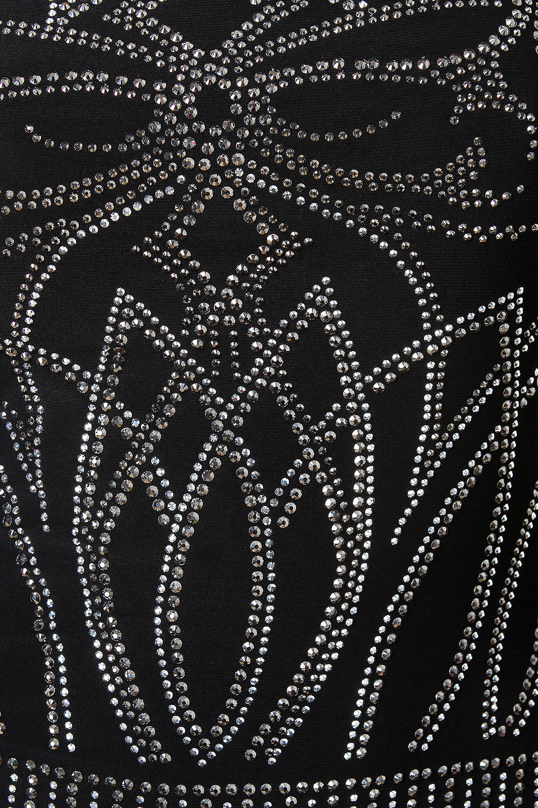 Rhinestone Embellished Off-The-Shoulder Bodycon Dress