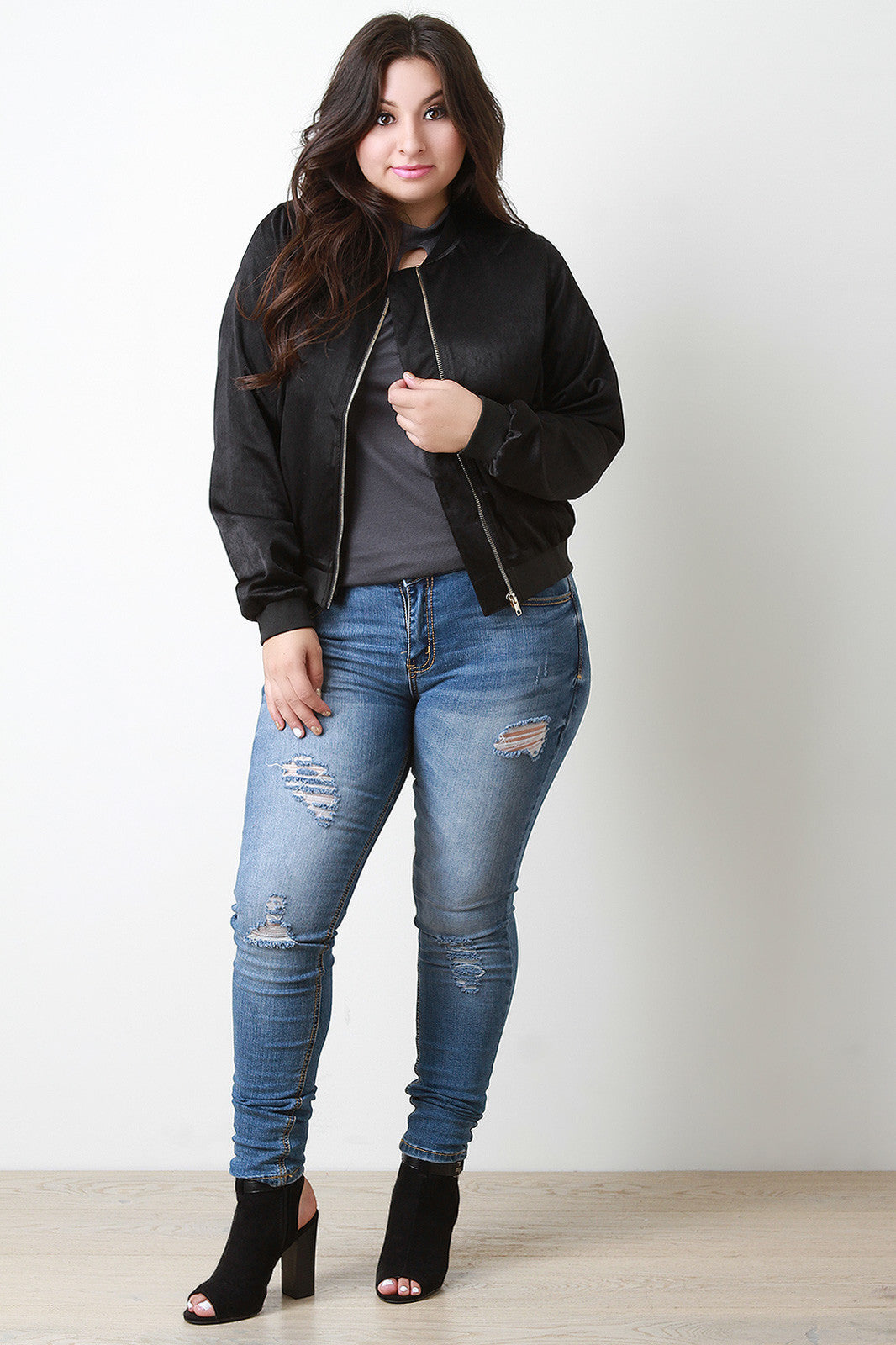 Cherry Blossom Bomber Jacket