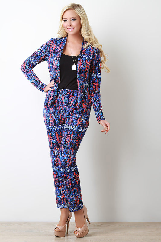 Chevron Inkblot Jacket