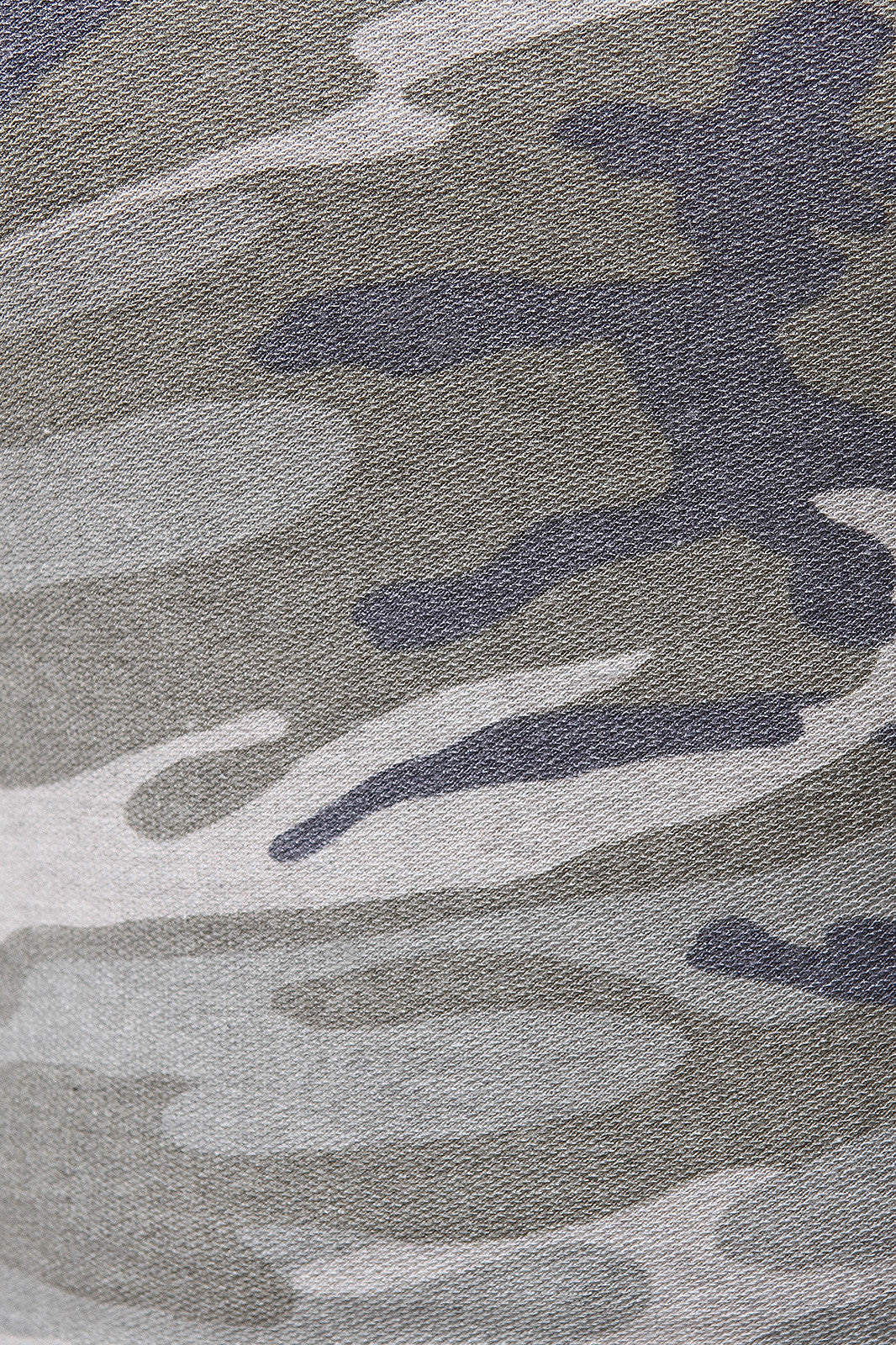 Camouflage Terry Knit Crop Top