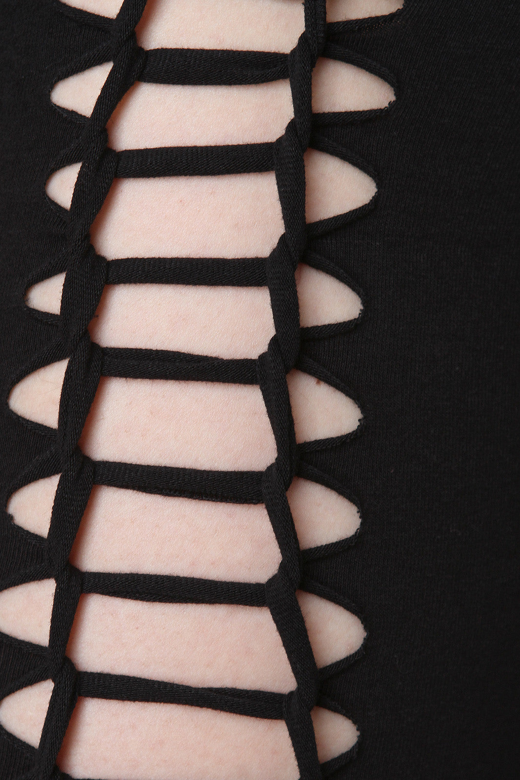 Braided Cutout High Waisted Leggings