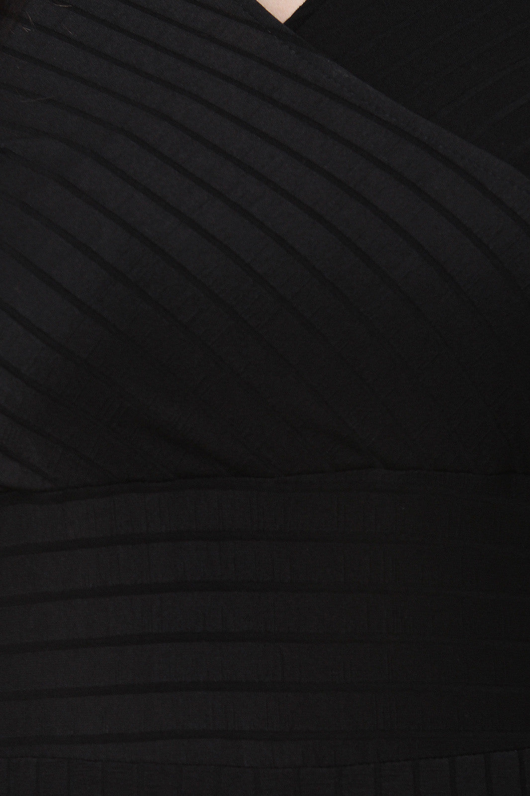 Mock Neck Cutout Ribbed Knit Dress