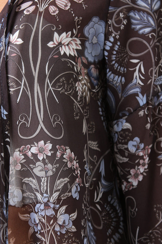 Chiffon Floral Kimono