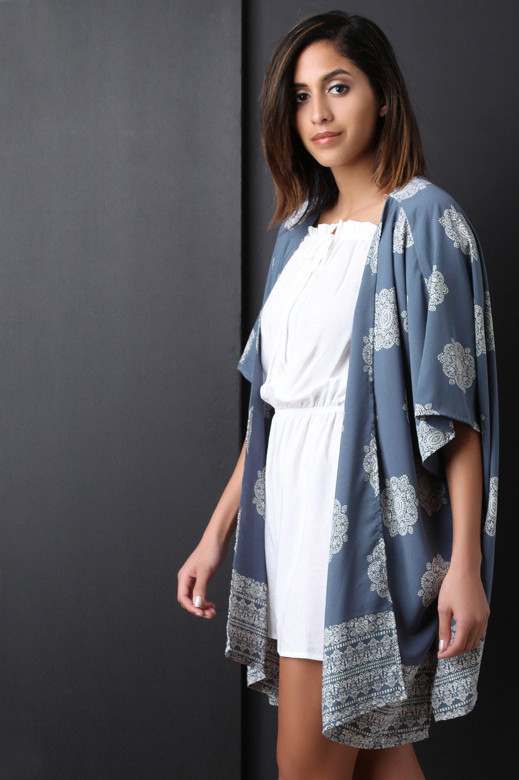 Bohemian Print Kimono