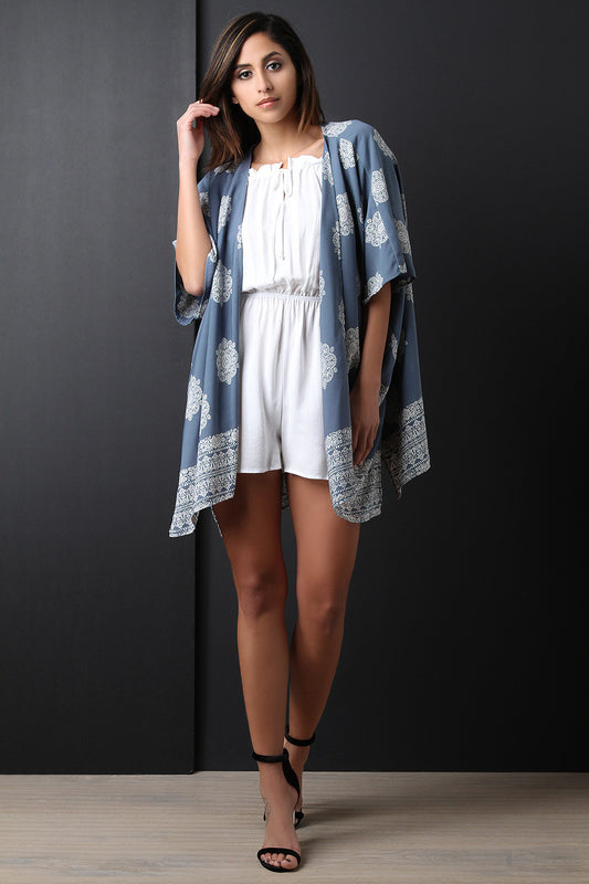 Bohemian Print Kimono