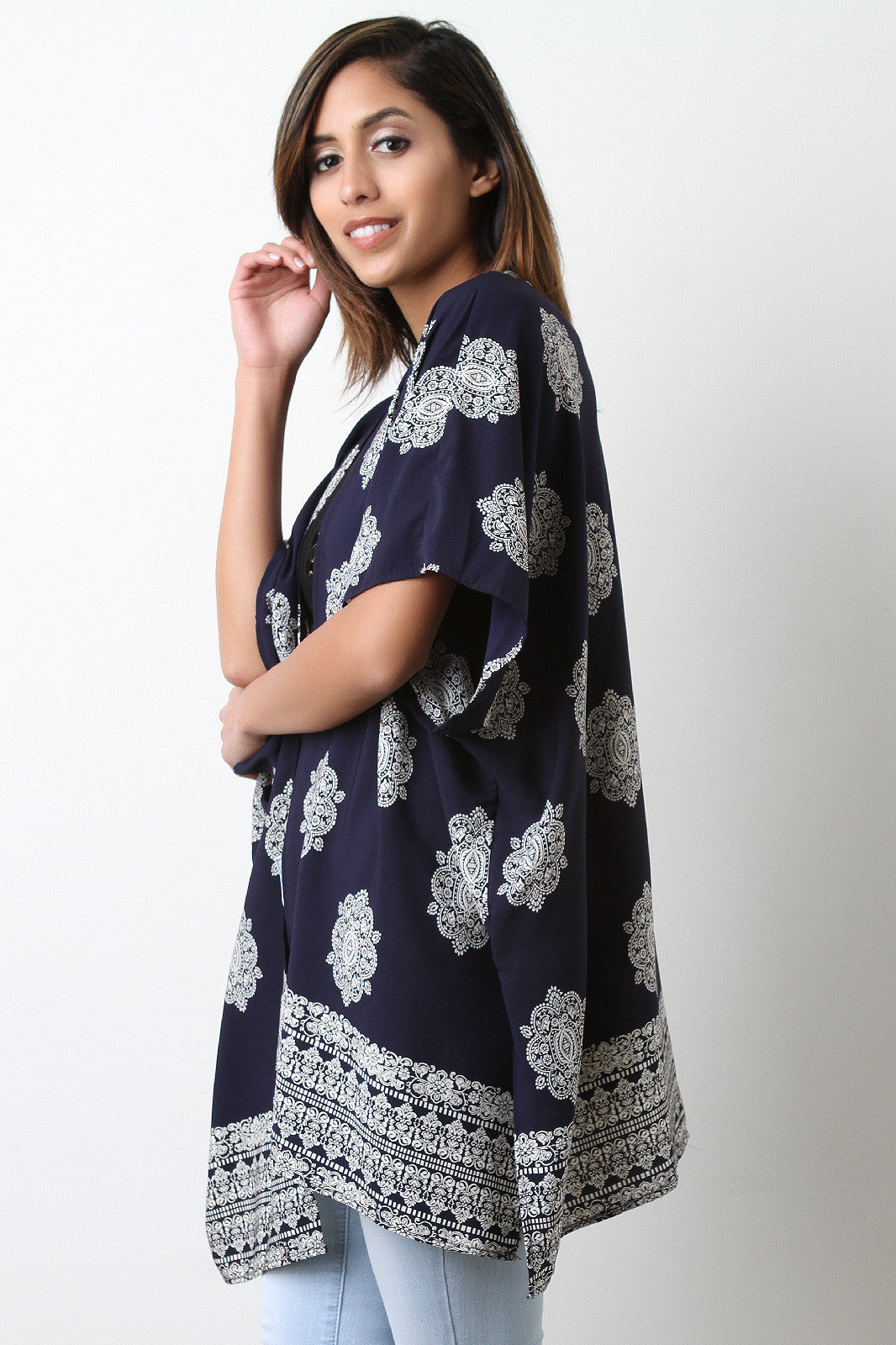 Bohemian Print Kimono