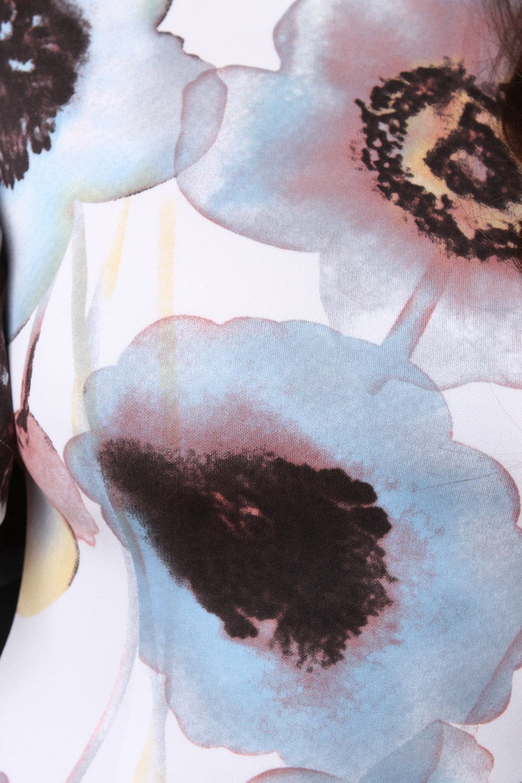 Bell Sleeves Floral Bodycon Dress