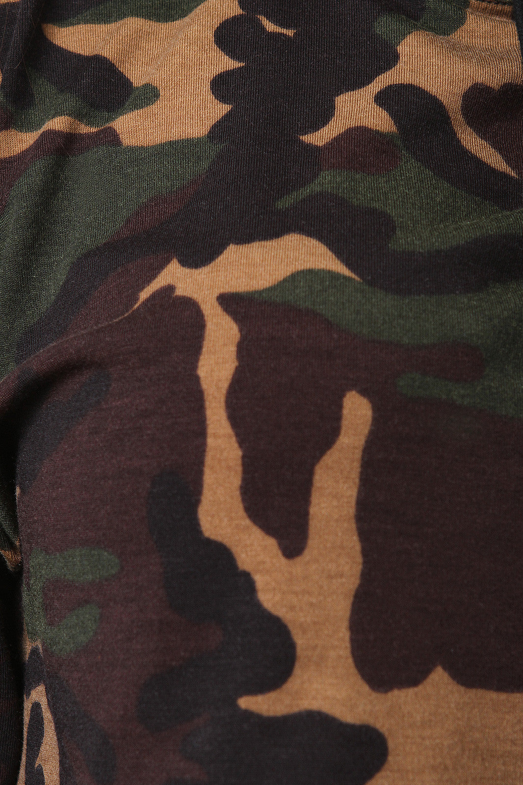 Camouflage Hooded Crop Top